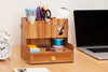 Wooden Desktop Organizer W Pen Holder