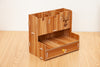 Wooden Desktop Organizer W Pen Holder