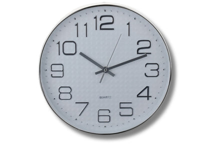 QUARTZ Round Wall Clock 30cm