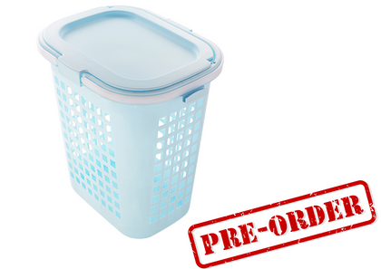 (Pre Order) KEYWAY Laundry Basket w/Cover,49(L)x35.5(W)x50.8(H)cm