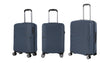 Expandable Suitcase - Navy/Mint Green 3 size