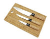 Bamboo Cutting Board With 3’s Knife Set