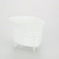 Inomata White Flow Corner Basket