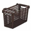 HIMARAYA Storage Basket Navy Blue (Stackable Slim Type)