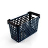 HIMARAYA Storage Basket Navy Blue (Stackable Slim Type)