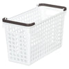 HIMARAYA Storage Basket Navy Blue (Stackable Slim Type)