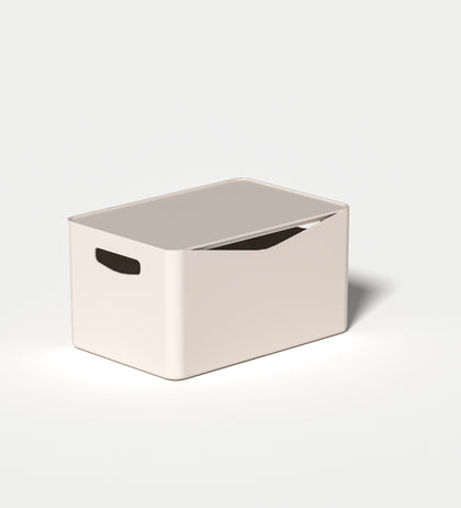 Storage Box w/Lid Rect ,25(L)x17(W)x14(H)cm