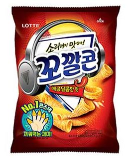 Lotte Corn Snack Spicy & Sweet 72g