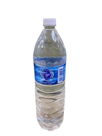 Clear Pure Drinking Water 1500ml #68215 (1pcs/bundle of 12 bottles)