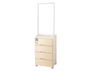 (Pre Order) KEYWAY Clothes Hanging Storage 4-Tier Drawer,40.5(L)x55(W)x184.5(H)cm