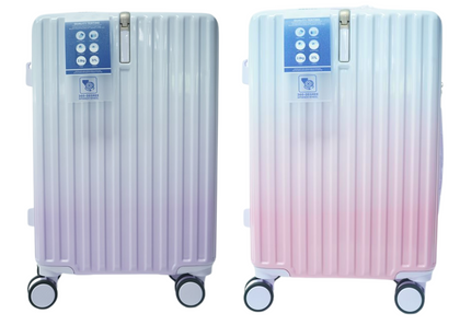 Luggage (ABC+PVC)-Purple/Pink 3 sizes