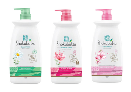 SHOKUBUTSU Body Wash (3 types)