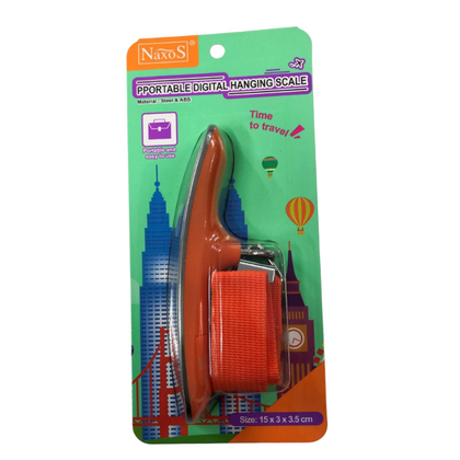 Orange handle hanging Scale with strap hook for traveling