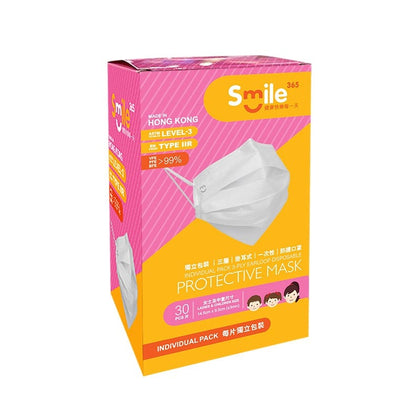 Smile 365 Protective Mask  30s (Kids)- Individual 14.5x9cm