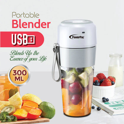 PowerPac USB Charged Portable Blender with 304 Stainless Steel, 350mL