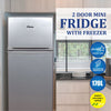 170L 2 Door Mini Fridge with Freezer PPF170