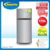 170L 2 Door Mini Fridge with Freezer PPF170