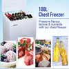 100L Chest Freezer CFC Free, Chiller & Freezer PPFZ100