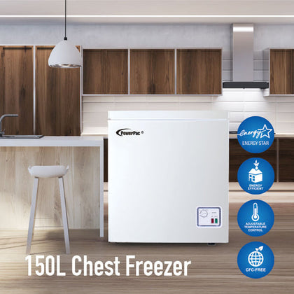 150L Chest Freezer CFC Free, Chiller & Freezer