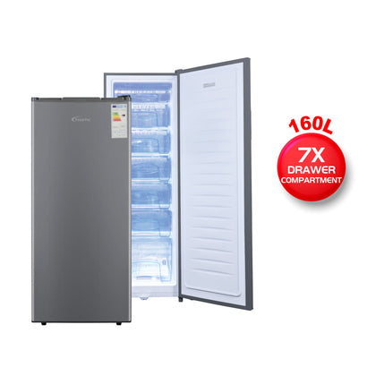 PowerPac Upright Freezer 160L PPFZ160