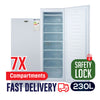 230L CHEST FREEZER, UPRIGHT FREEZER, FREESTANDING FREEZER 230L (PPFZ230)