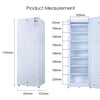 230L CHEST FREEZER, UPRIGHT FREEZER, FREESTANDING FREEZER 230L (PPFZ230)