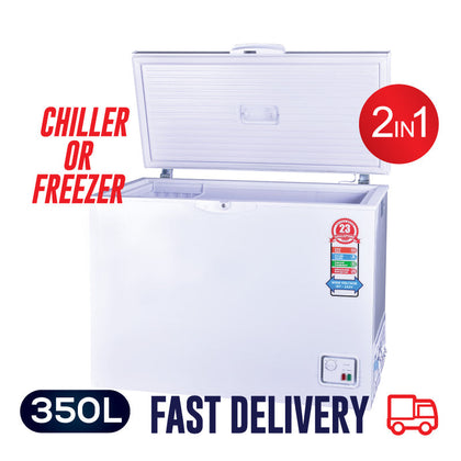 PowerPac Chest Freezer 350L PPFZ350