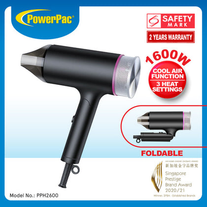 PowerPac Turbo Hair Dryer 1800W