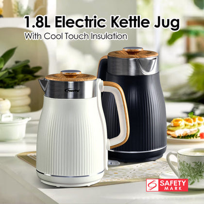 POWERPAC Kettle Jug Wood Handle 1.8L PPJ2030