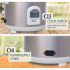 0.6L RICE COOKER WITH STEAMER (PPRC62)