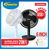 PowerPac 6'' USB Desk Fan 5Watts