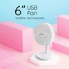 PowerPac 6'' USB Desk Fan 5Watts