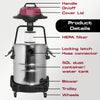 WET & DRY VACUUM CLEANER WITH BLOWER AND TROLLEY 50L PPV5500