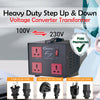 1000W Heavy Duty Step Up & Down Voltage Converter Transformer 110V / 220V Voltage Regulator ST1000