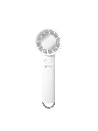 MYKO USB Handheld Ice Cool Fan - White/Grey