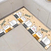 Kitchen Mat 2pcs Set 40x60cm+40x120cm