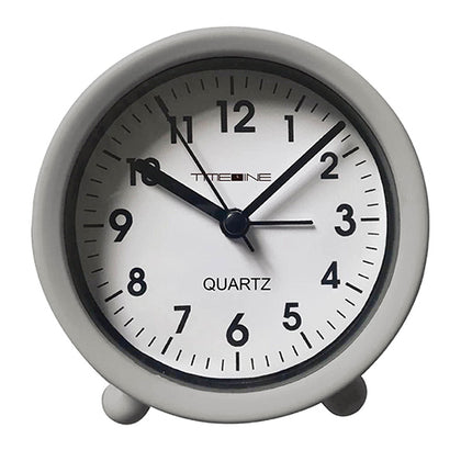 Timeline Table Alarm Clock Grey/Black 9.4x4x9.5cm