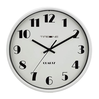 Timeline Wall Clock White | 25.5 x 4.3cm