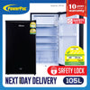 POWERPAC BAR FRIDGE 105L (PPF105) - Black 