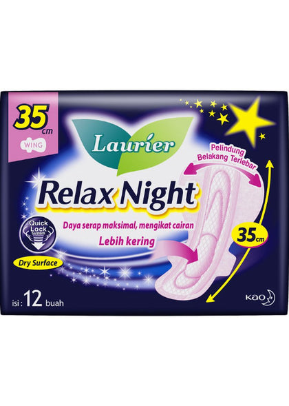 Laurier Relax Night Wings 35cm (12s)