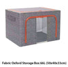 *Fabric Oxford Storage Box 66L (50x40x33cm) Assorted colors will be delivered