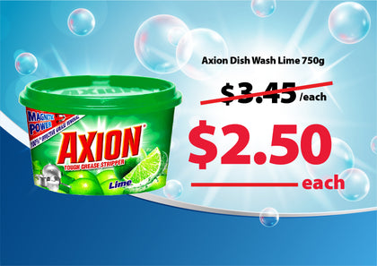 Axion Dish Wash Lime 750g