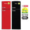 255L 2-DOOR RETRO FRIDGE MINI FRIDGE (PPF260)